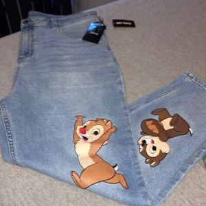 🎊Chip n Dale Mom Jeans